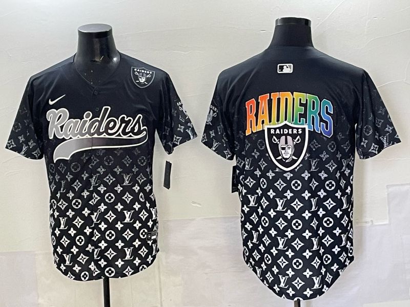 Men 2025 Oakland Raiders Blank Black Nike Limited NFL Jersey 07->oakland raiders->NFL Jersey